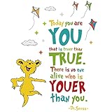 Buiory Colorful Inspirational Quotes Wall Decals Removable Learning Education Saying Wall Stickers Peel and Stick Motivational Lettering Art Decor for Kids Teens Bedroom Nursery Classroom Wall Decor