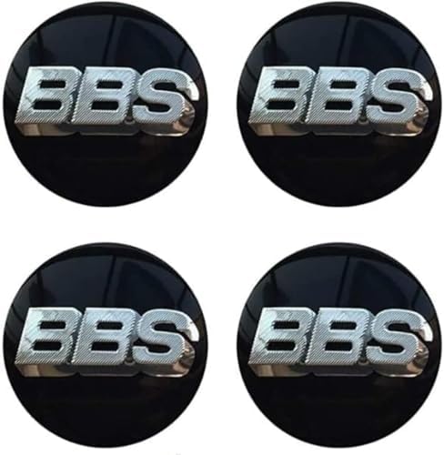 4 pièces Auto Cache Moyeux pour BBS 70mm, ABS Aluminium Enjoliveu...