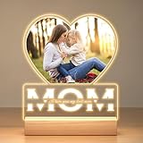 Personalisierte Plakette, Muttertagsgeschenk für Frauen, Männer, Mutter, Vater, individuelles Neonschild mit Bildern, romantisches Muttertagsgeschenk