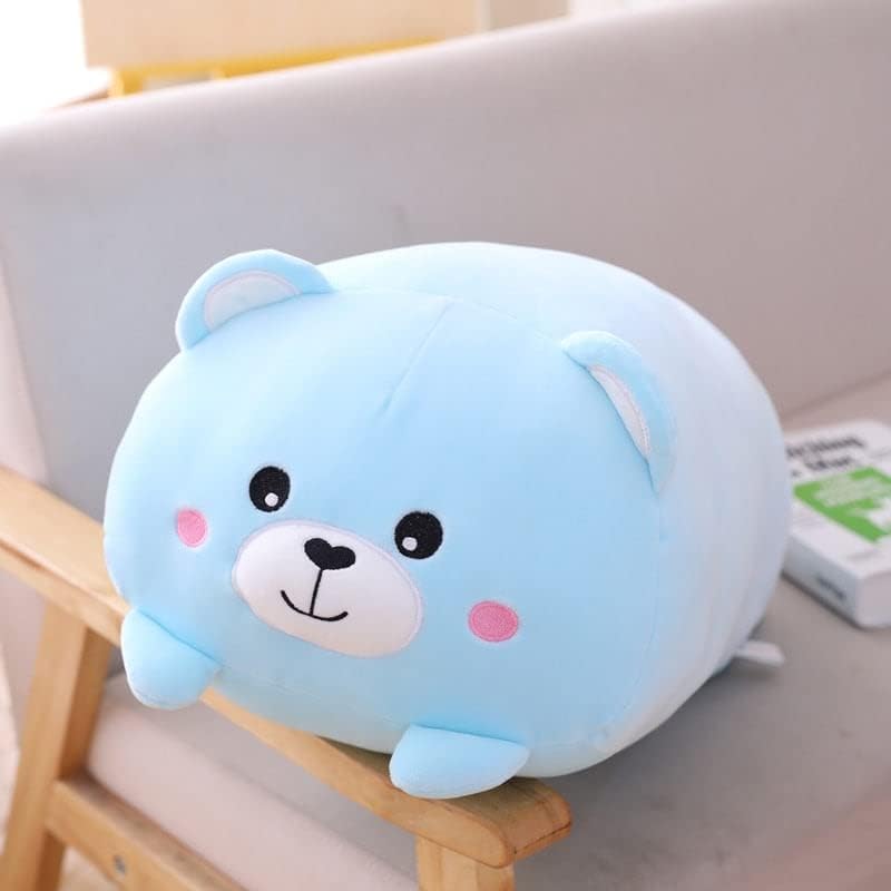 Almohada de dibujos animados de animales suaves de 7.1-11.0in, lindo perro gordo para Totoro pingüino cerdo, rana de peluche, juguete de peluche