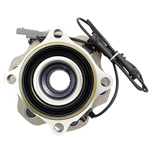 Image of TRQ Rear Driver and Passenger Side Wheel Bearing and Hub Assembly Set 2 Piece Compatible with 2011-2013 Infiniti QX56 2014-2022 QX80 2017-2022 Nissan Armada