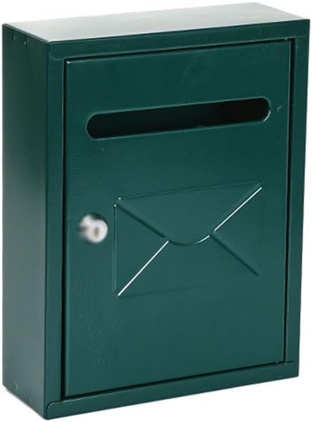 HBJWOV Iron Mailbox with Four Colors to Choose from for Email Storage(Gray)