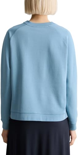Marc OߴPolo Denim Damen Sweatshirt aus Bio-Baumwolle mit Raglanärmeln, Blau (Blue Dawn), M