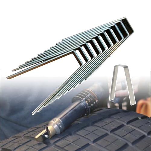 Reifenprofilschneider (20 Stück), V-/U-förmiger Reifentrimmer (4 Mm), Schnitttiefenkontrolle + Gleichmäßiger Schnitt, Verbessert Die Reifenhaftung/Repariert Abgenutztes Reifenprofil,R3