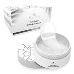 Revitale Pure Vegan Under Eye Patches, Helps Reduce Puffy Eyes & Dark Circles, Revitalise Dull Eye Masks - Nourishes, Renews, Soothes (Jar - 30 Pair)