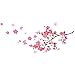 ANBER New Butterfly Cherry Blossom Flower Tree Branch Wall Decals Decor Kids Baby Stickers