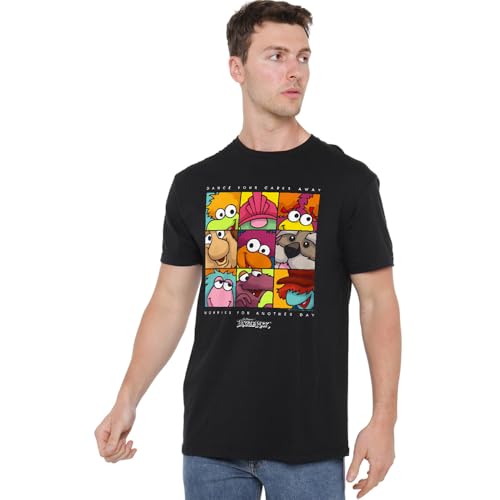 T-shirt Fraggle Rock Squared le souvenir d'enfance à porter