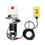 Bomba hidráulica for remolque basculante, unidad de potencia hidráulica de 12 V CC, bomba for plataforma elevadora de automóviles, simple efecto.