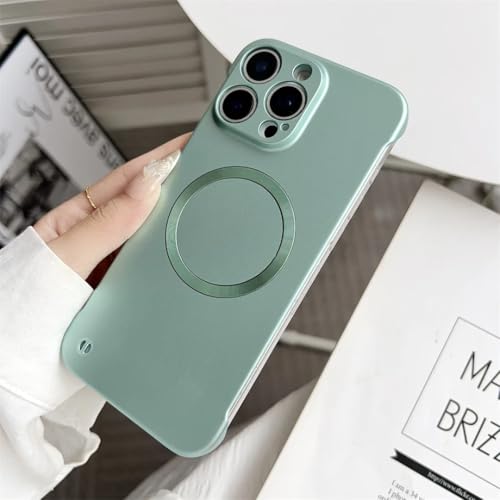 Coque rigide iPhone 16 Pro vert mat pour un usage quotidien minimaliste