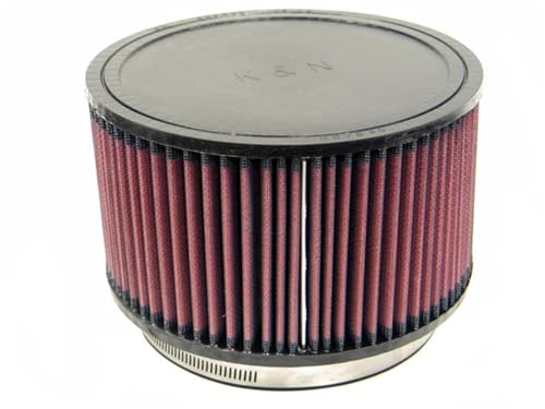 K&N High-Flow Original Lifetime Universal Clamp-On Air Filter: High Performance, Premium, Washable: Flange Diameter: 6 In, Filter Height: 4.5 In, Flange Length: 1 In, Shape: Round, RU-1850