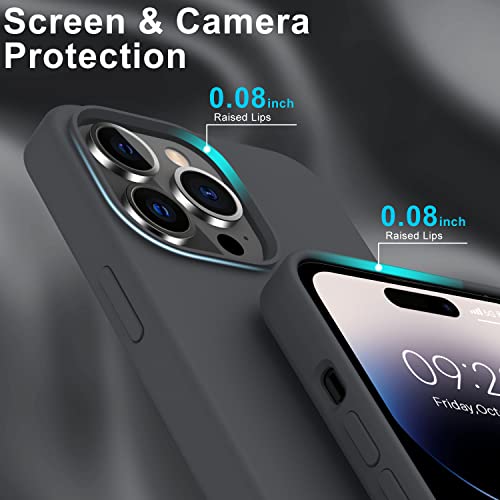 Coque iPhone DD Pro silicone liquide gris foncé DEENAKIN