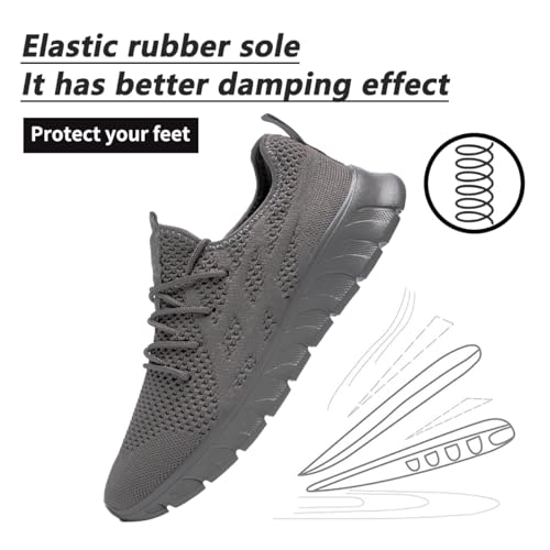 Image of DLWKIPV Men's Shoes Running Road Walking Sneakers Sports Athletic Workout Gym Shoes Casual Comfortable Breathable Fashion