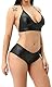 Verano Wetlook Set BH und Panty Latex ähnlich (XXL)