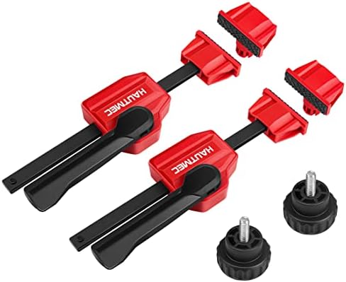 Woodworking Clamping Elements Set - Adjustable Bench Clamps For 3/4 Inch Dog Holes