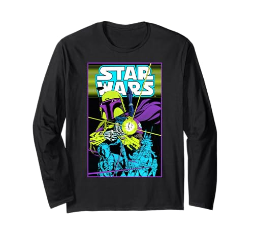 T-shirt Star Wars Boba Fett manches longues, le cadeau parfait pour les fans de science-fiction