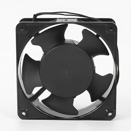 Ventilateur d'extraction axial pour cheminée et insert de poêle à bois à lames métalliques
