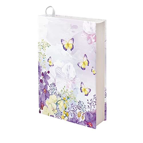Disnimo Butterfly Floral Book Sleeve Book Protector, Book Covers For Paperbacks Textbook Hardcover Up To 9 X 11 Inches, Washable Fabric, Book Sleeves Book Lover Gifts #TOP17