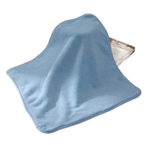 LLRYN 3 uds Toalla de Cara de baño Colgante Cocina 30*30cm Toalla de Mano de Microfibra Suave pequeña Toalla Cuadrada for bebé