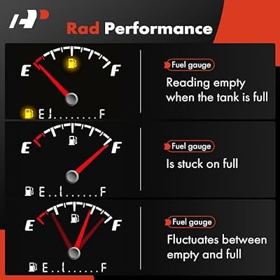 A-Premium Fuel Tank Sending Unit Compatible with Chevrolet Malibu 78-82, Monte Carlo & Buick Century, Regal & Oldsmobile Cutlass, Cutlass Supreme & Pontiac Grand Am, Grand Prix, with 2 Outlets