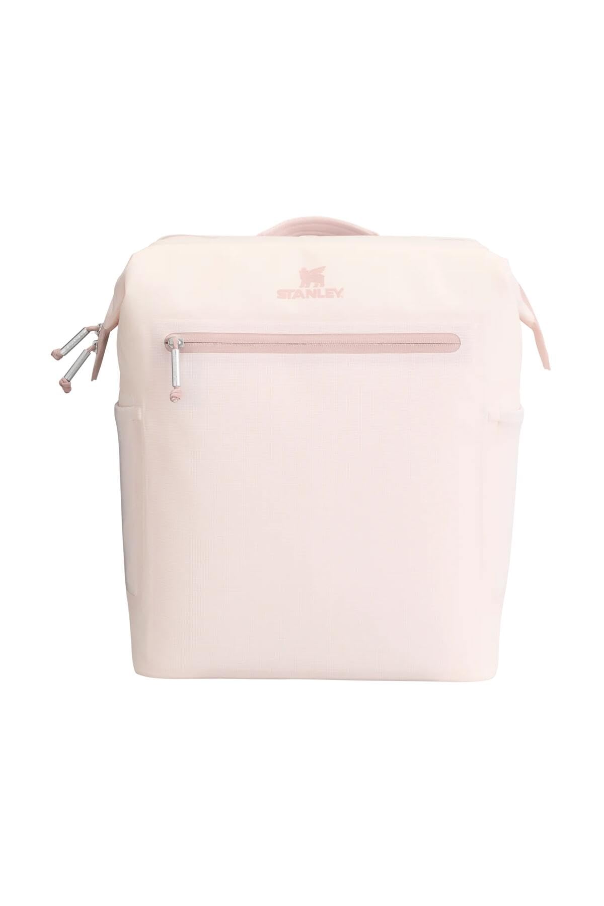 Stanley 1913 All-Day Madeleine Midi Cooler Backpack - 100% recyceltes Polyester - Tragegriff - Reißverschluss - Anpassbare Riemen - Netztaschen - Erhabenes Logo - Kontrastierende Farben