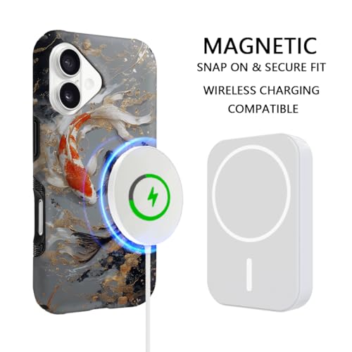 Coque iPhone 17 magnétique mate antichoc double couche de protection