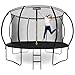 Hypermotion Trampolin Outdoor Kinder 244/305 / 366/430 / 487 cm Kindertrampolin ab 3 Jahre - Schnelltrocknend und Wasserabweisend - Ausgezeichnete Sprungkraft - Gartentrampolin (Ø 366 cm / 12FT)