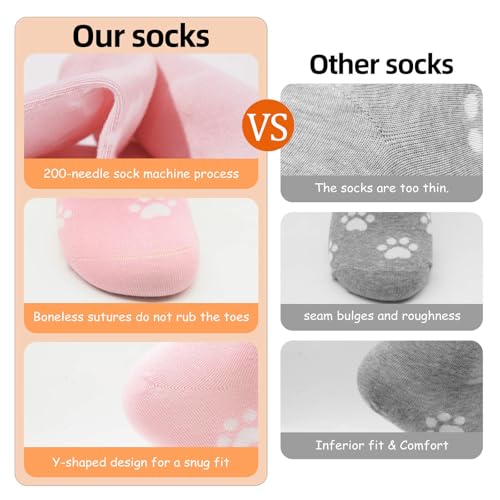 Image of Fashion Cotton Crew Cats Socks Funny Novelty Casual Cute Colored Cat Ears Socks Birthday Gifts for Women