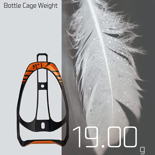 N+1 Carbon Fiber Lightweight Bike Water Bottle Holder- Bicycle Bottle Cage With Integrated Tire Levers And Steel Bolts For Mtb, Road Bikes, And Mountain Bikes #TOP1