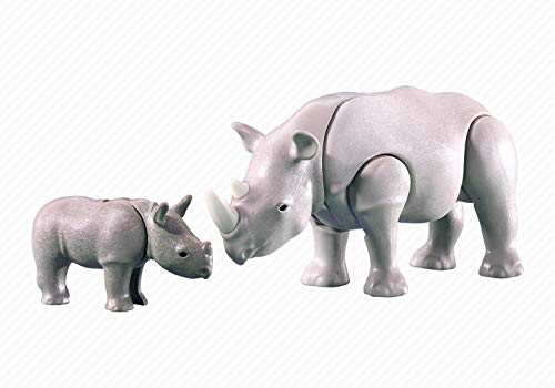 Preisvergleich Produktbild PLAYMOBIL® 7989 Nashorn mit Baby (Folienverpackung)