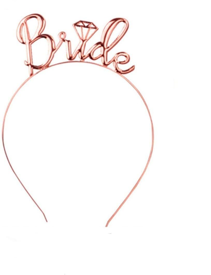 Pop The Party Women’s Bride Tiara Headband for Wedding Bridal Shower(Rose Gold) (B0BLVWKN63) Amazon Price History, Amazon Price Tracker