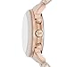 Michael Kors Runway Chronograph Rose Gold-Tone Stainless Steel and Wheat Silicone Women's Watch (Model: MK7389)