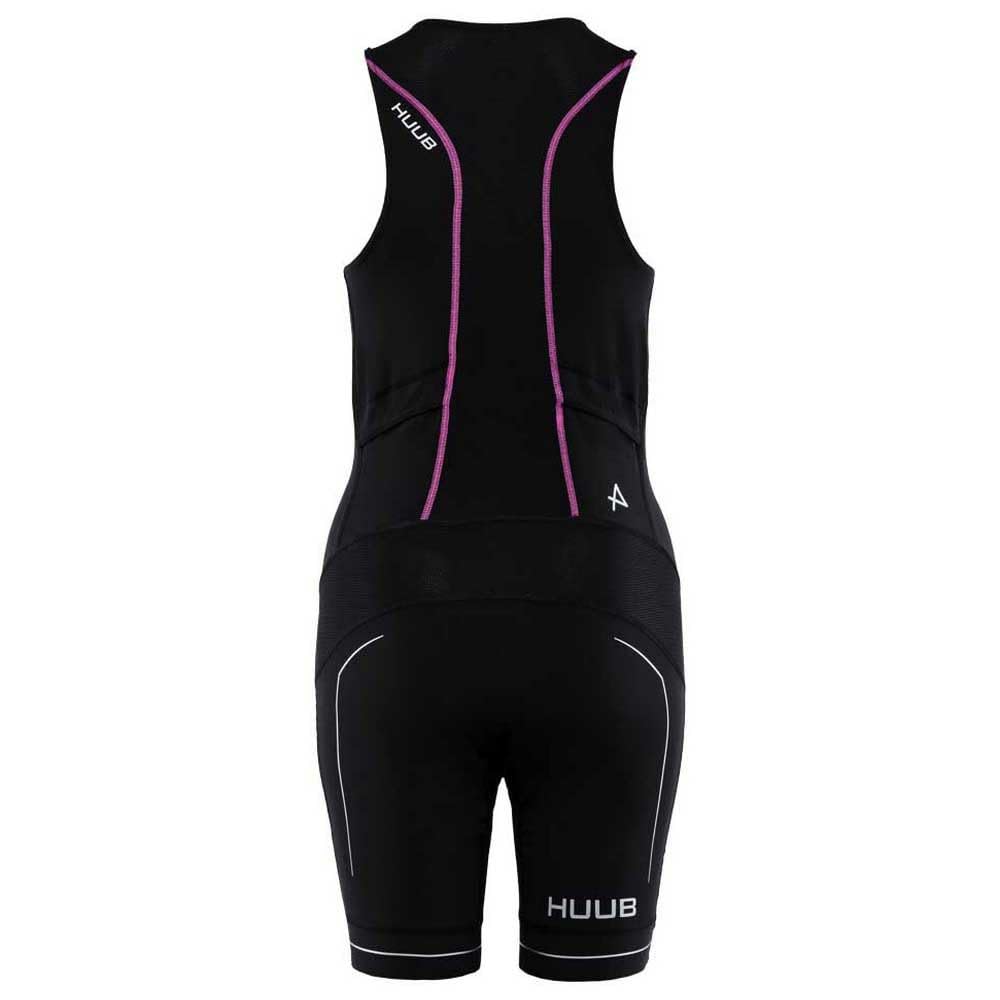Huub Damen Aura ärmelloser Trisuit, Schwarz/Violett