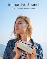 Anker Soundcore 2 Portable Bluetooth Speaker with 12W Stereo Sound, BassUp, IPX7 Waterproof, 24-Hour Playtime, Wireless Stereo Pairing, Speaker for Home, Outdoors, Travel – Ansicht 4