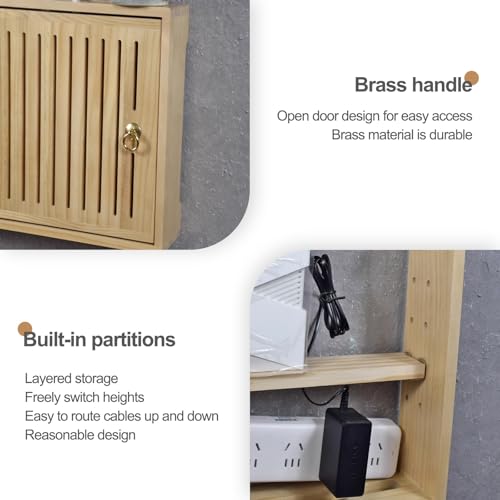 Routeur WiFi mural pour cacher les boîtiers internet inesthétiques - 6