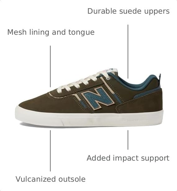 Image of New Balance Unisex Adult Numeric 306 V1 Skateboarding Shoes