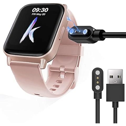 Compatible with Klatre Smart Watch Charger, Blueshaweu Magnetic USB Charging Cable Replacement Charger for klatre KS1 Smart Watches/klatre Smart Watches for Women 1.69" (Black) Cover
