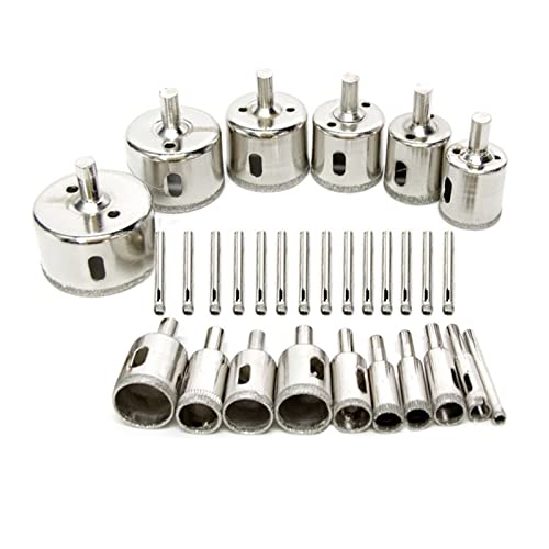 NUSHKI set de 30 brocas de sierra para vidrio miniatura 2