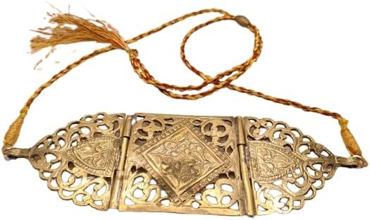 Vintage Amulet Cum Choker- Traditional Handmade Antique Jewellery, Choker Collar Necklace For Women