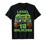 Level Up Birthday Shirt Pixel Video Gaming Wear