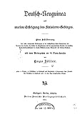  DeutschNeuguinea und meine Ersteigung des Finisterregebirges Eine Schilderung des ersten erfolgreichen Vordringens zu den Hochgebirgen innerNeuguineas