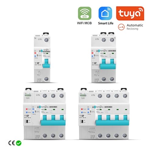 Disjoncteur de mesure connecté avec commande à distance sans fil 1P