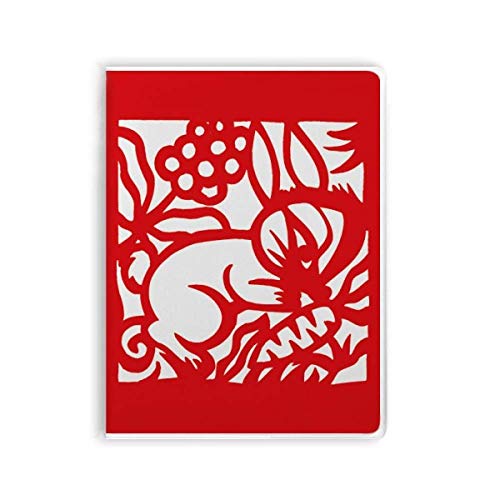 Carnet de notes lapins porcelaine zodiaque pour bureau et journaling