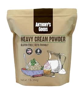 Anthony's Heavy Cream Powder, 1 lb, Gluten Free, Non-GMO, Keto Friendly, Product of USA