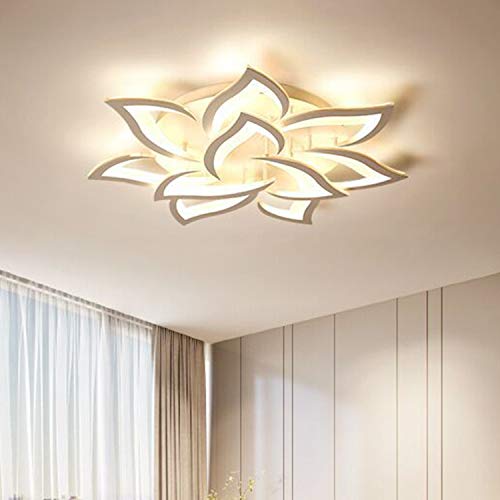 Plafonnier LED moderne dimmable pour éliminer les zones sombres du salon