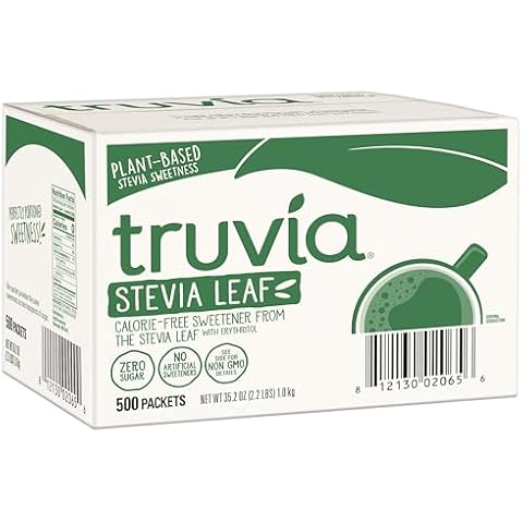 Truvia Original Calorie-Free Sweetener from the Stevia Leaf Packets, 35.25 oz Box, 500 Count (Pack of 1) Cover