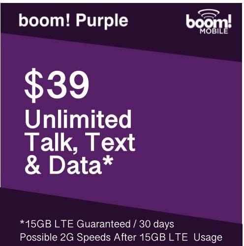 boom! Mobile Unlimited Talk, Text & Data