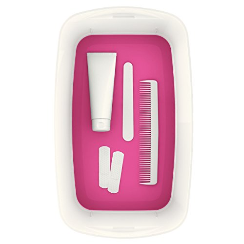 Leitz MyBox Pequeña con tapa, Caja de almacenaje para casa o la oficina, 5 litros, A5, Blanco/Rosa metalizado, Plástico brillante, 52291023 - imagen 12