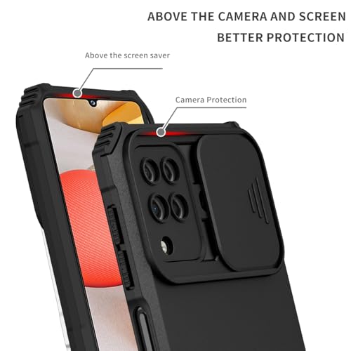 Coque Galaxy A42 5G anti-rayure écran et objectif avec béquille de support