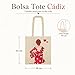 Imagen de IllustrArte Bolsa Tote Cádiz Diseño Flamenca