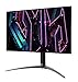 Acer Predator X27U Gaming Monitor 27 Zoll (69 cm Bildschirm) WQHD, 240Hz DP/Type-C, 144Hz HDMI, 0.03ms (GTG), 2xHDMI 2.0, DP 1.4, höhenverstellbar, drehbar, FreeSync Premium, Schwarz